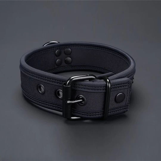 NEO CARBON PUPPY Collar All Black 2 NEO CARBON PUPPY Collar All Black â Image 2