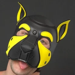 NEO FRISKY Puppy Hood Jaune -Magasin discount de jouets sexuels neo frisky puppy hood jaune 2