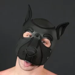 NEO FRISKY Puppy Hood Noir 5 NEO FRISKY Puppy Hood Noir -Magasin discount de jouets sexuels neo frisky puppy hood noir 2