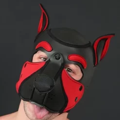 NEO FRISKY Puppy Hood Rouge -Magasin discount de jouets sexuels neo frisky puppy hood rouge 2