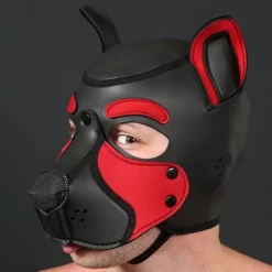 Magasin discount de jouets sexuels 19 NEO FRISKY Puppy Hood Rouge