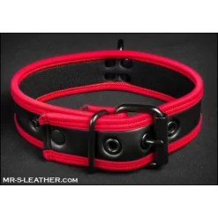 Néo Puppy Collar Noir Rouge -Magasin discount de jouets sexuels neo puppy collar noir rouge 2