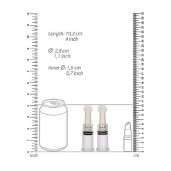 Nipple Suction Set Small - Transparent -Magasin discount de jouets sexuels nipple suction set small transparent 3