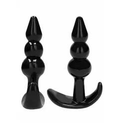 Sono No. 80 - 4-Piece Butt Plug Set - Black 19 Sono No. 80 - 4-Piece Butt Plug Set - Black -Magasin discount de jouets sexuels no 80 4 piece butt plug set black 3