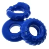 Oxballs OX BONEMAKER Pack De 3 Cockrings Bleus