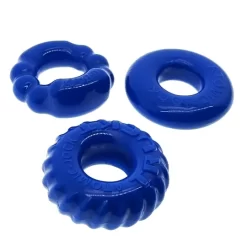 Oxballs OX BONEMAKER Pack De 3 Cockrings Bleus 9 Oxballs OX BONEMAKER Pack De 3 Cockrings Bleus -Magasin discount de jouets sexuels ox bonemaker pack de 3 cockrings bleus 2