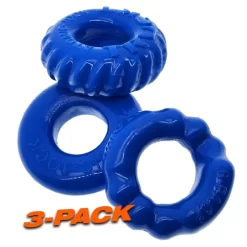 Oxballs OX BONEMAKER Pack De 3 Cockrings Bleus 11 Oxballs OX BONEMAKER Pack De 3 Cockrings Bleus -Magasin discount de jouets sexuels ox bonemaker pack de 3 cockrings bleus 4
