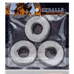 Oxballs OX FAT WILLY Pack De 3 Cockrings Clear 11 Oxballs OX FAT WILLY Pack De 3 Cockrings Clear -Magasin discount de jouets sexuels ox fat willy pack de 3 cockrings clear 2