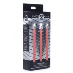 Master Series Pack 3 Bougies Parafine Special Fetish Goutte à Gouttes -Magasin discount de jouets sexuels pack 3 bougies parafine special fetish goutte a gouttes 3