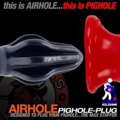 Oxballs Plug à Ailettes AIRHOLE Red 9 Oxballs Plug à Ailettes AIRHOLE Red -Magasin discount de jouets sexuels plug airhole finned red 3