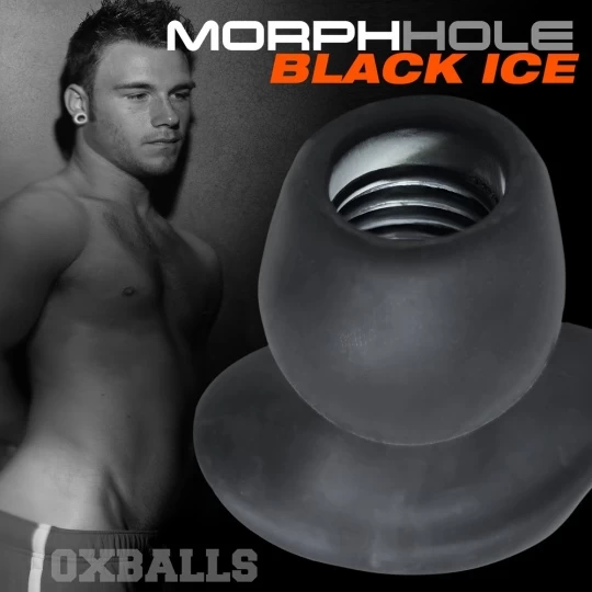 Oxballs Plug MORPH-HOLE VELVET Noir 2 Oxballs Plug MORPH-HOLE VELVET Noir – Image 2