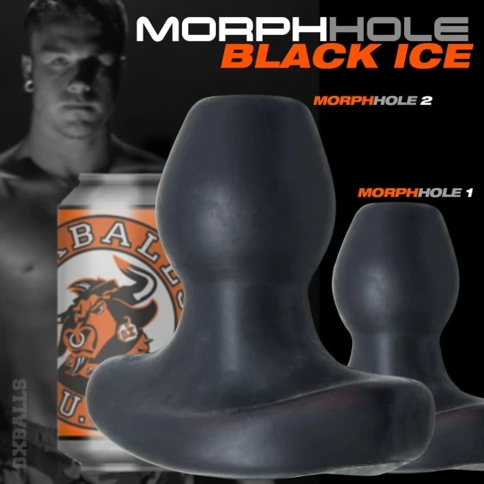 Oxballs Plug MORPH-HOLE VELVET Noir 3 Oxballs Plug MORPH-HOLE VELVET Noir – Image 3