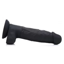 XR Brands Power Pecker 18cm Noir Gode Réaliste Silicone -Magasin discount de jouets sexuels power pecker 18cm noir gode realiste silicone 2