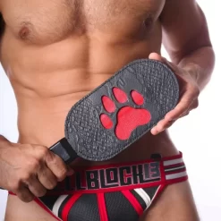 Puppy Paw Leather Paddle Rouge -Magasin discount de jouets sexuels puppy paw leather paddle rouge 7