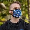 Reversible Hanky Face Mask - Bone Blue