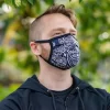 Reversible Hanky Face Mask - Navy