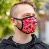 Reversible Hanky Face Mask - Red