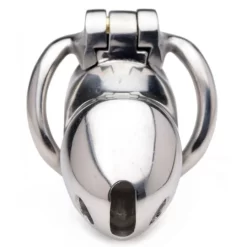 XR Brands Rikers-Steel Locking Chastity Cage -Magasin discount de jouets sexuels rikers steel locking chastity cage 5