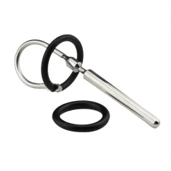 Sceptre Acier Et Anneau Silicone Smooth Scorpion