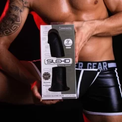 Silexd Gode Double Densité Noir 22,8 Cm Modèle 2 -Magasin discount de jouets sexuels sd model 2 dm01 black box 2