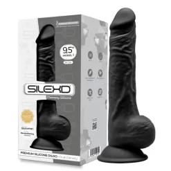 Silexd Gode Double Densité Noir 24 Cm Modèle 3 -Magasin discount de jouets sexuels sd model 3 zd01 black box 2