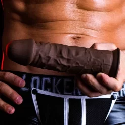 Silexd Gode Double Densité Brown 21,5 Cm Modèle 4 -Magasin discount de jouets sexuels sd model 4 dd01 brown box 3