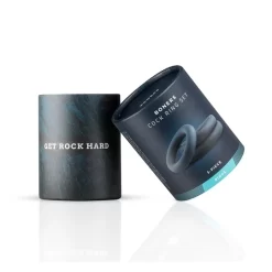 Boners Set De 3 Cockrings Silicone -Magasin discount de jouets sexuels set de 3 cockrings silicone 3