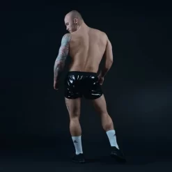 Short En Vinyle Noir -Magasin discount de jouets sexuels short en vinyle noir 3