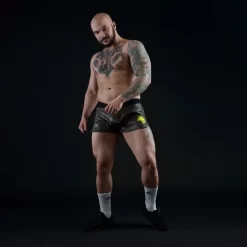 Short Militaire Pit Bull Logo Jaune -Magasin discount de jouets sexuels short militaire pit bull logo jaune 3