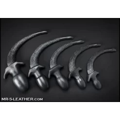 Square Peg Silicone Puppy Tail Noir -Magasin discount de jouets sexuels silicone puppy tail noir 8