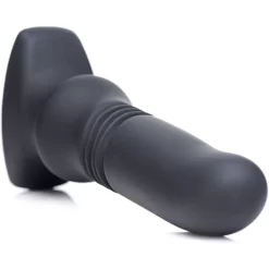 XR Brands Silicone Vibrating & Thrusting Plug Télécommandé -Magasin discount de jouets sexuels silicone vibrating thrusting plug telecommande 2