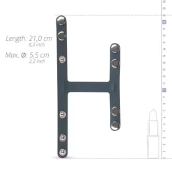 Strap Silicone Cockring & Séparateur De Couilles T Shape -Magasin discount de jouets sexuels strap silicone cockring separateur de couilles t shape 5