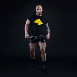 T-Shirt Pit Bull Logo Jaune -Magasin discount de jouets sexuels t shirt pit bull logo jaune 7