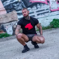 T-Shirt Pit Bull Logo Rouge -Magasin discount de jouets sexuels t shirt pit bull logo rouge 4