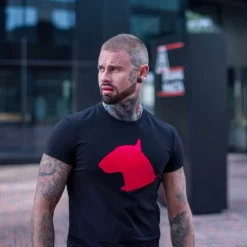 T-Shirt Pit Bull Logo Rouge -Magasin discount de jouets sexuels t shirt pit bull logo rouge 7