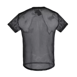 T-Shirt Respirant En Mesh Noir -Magasin discount de jouets sexuels t shirt respirant en mesh noir 2