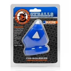 Oxballs Tri-Squeeze Ball-stretch Sling Bleu -Magasin discount de jouets sexuels tri squeeze ball stretch sling bleu 5