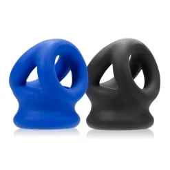 Oxballs Tri-Squeeze Ball-stretch Sling Bleu -Magasin discount de jouets sexuels tri squeeze ball stretch sling bleu 6