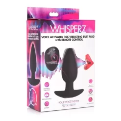 XR Brands Voice Activated 10X Vibrating Butt Plug -Magasin discount de jouets sexuels voice activated 10x vibrating butt plug 14