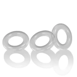 Oxballs WILLY RINGS Pack 3 Cockrings Transparents Extensibles -Magasin discount de jouets sexuels willy rings pack 3 cockrings transparents extensibles 2